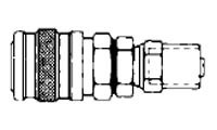 1/4 in. One Way Shut-Off - Reusable Hose Clamp - Manual - Industrial - Socket