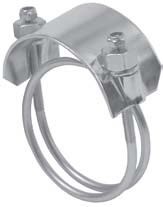 # DIXSC200 - Spiral Clamp - Right Hand - Hose ID 2 in. - Hose OD Range 2-18/64 in. to 2-32/64 in.