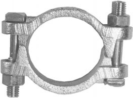 # DIXDL32 - Double Bolt Clamp  - Without Saddles - 2-20/64 in. to 2-40/64 in.