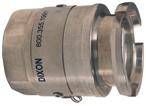 Mann Tek Dry Disconnect Adapter Tank Unit x Female NPT, Aluminum, FKM (FPM) seal