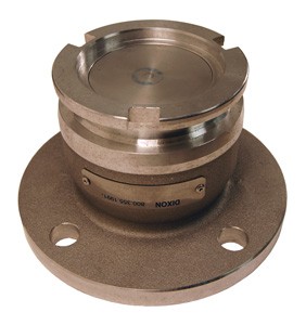 Mann Tek Dry Disconnect Adapter Tank Unit x 150# ASA Flange, Aluminum, FKM (FPM) seal