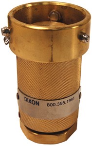 Mann Tek Dry Disconnect Coupler Hose Unit x Female NPT, Brass, FKM (FPM) seal