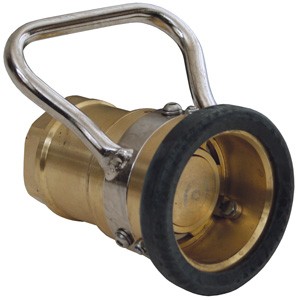 Mann Tek Dry Disconnect Coupler Hose Unit x Female NPT, Brass, FKM (FPM) seal