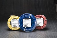 Kuriyama - Utility-Grade PVC Air Tool Hose Assemblies - Yellow - 3/8 in. X 25 ft. - OD: 0.6