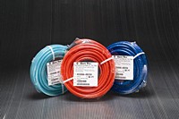 Kuriyama - Blue Lightweight Reinforced Polyurethane Pneumatic Air Assemblies - 1/4 in. X 25 ft. - OD: 0.395