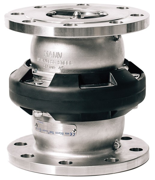 Mann Tek Safety Break-away Coupling Marine 150# Flange, 4316 Stainless Steel, FKM (FPM) seal