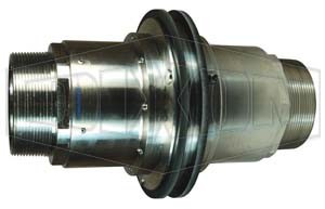 Mann Tek Safety Break-away Coupling Industrial Male NPT, 5Aluminum, FKM (FPM) seal