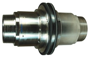 Mann Tek Safety Break-away Coupling Industrial Male NPT, 3316 Stainless Steel, FKM (FPM) seal