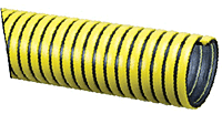 Kuriyama - Tiger Yellow EPDM Suction Hose - 1 in. X 100 ft. - OD: 1.4 in.