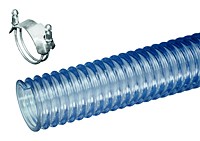 Kuriyama - WT Heavy Duty PVC Food Grade Material Handling Hose - 2-1/2 in. X 100 ft. - OD: 2.99 in.