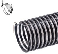 Kuriyama - Urevac-3 Heavy Duty Polyurethane Material Transfer Hose - 4 in. X 100 ft. - OD: 4.66 in. 