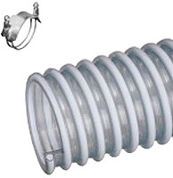 Kuriyama - WU Standard Duty Polyurethane-Lined Abrasion-resistant PVC Material Handling Hose