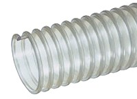 Kuriyama - UVF Standard Duty Polyurethane Food Grade Lightweight Blower and Ducting Hose - 2-1/2 in. X 50 ft. - OD: 2.89 in.