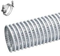 Kuriyama - WSTF Heavy Duty PVC Food Grade Suction/Discharge Hose - 3 in. X 100 ft. - OD: 3.62 in.