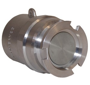 Bayonet Style Dry Disconnect Adapter x Female NPT, 3Aluminum, FKM seal