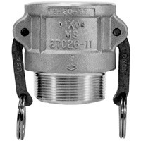 # DIX600-B-ALH - Dixon Type B Couplers female coupler x male NPT - Aluminum Hard Coat - 6 in.