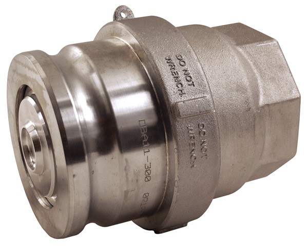 Bayloc™ Dry Disconnect Coupler x Female NPT, Aluminum, FFPM seal