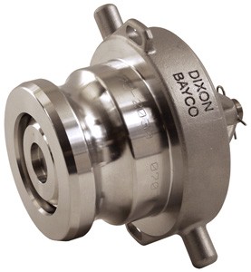 Bayloc™ Dry Disconnect Vapor Adapter x Female NPSM, Stainless Steel, PTFE seal