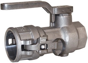 Bayloc™ Dry Disconnect Coupler x Female NPT, Stainless Steel, PTFE Encapsulated FKM & FFPM seal