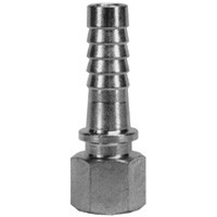 # DIX3550 - Female NPT x Hose Shank 3500 Nipple - Zinc Plated Steel - Hose Size: 1/2 in. - NPT Size: 3/8 in.