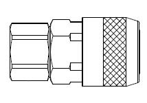 # 210-3203S/S - 210 Series 1/4 in. - Female Thread - Automatic Socket - 303 Stainless Steel - 3/8 in.