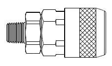 # 210-3103S/S - 210 Series 1/4 in. - Male Thread - Automatic Socket - 303 Stainless Steel - 1/4 in.