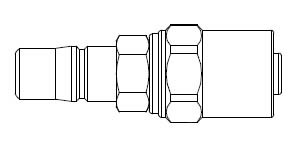 # 2LPP13 - 2FRL Series 3/8 in. - Reusable Hose Clamp - Plug - 1/2 in. x 13/16 in.