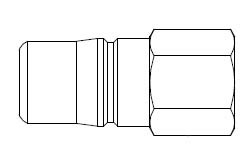 # 3L57 - 3FRL Series 1/2 in. - Female Thread - Plug - 3/4 in.