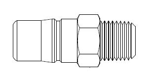 # 3L52 - 3FRL Series 1/2 in. - Male Thread - Plug - 3/8 in.