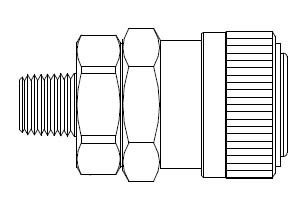 # 3R5105 - 3FRL Series 1/2 in. - Male Thread - Automatic Socket - 3/8 in.