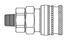 # A-3303 - A70 Series 1/4 in. - Male Thread - Manual Socket - 3/8 in.