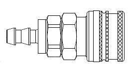 # A-1513 - A70 Series 1/4 in. - Push-On Hose Stem - Manual Socket - 1/4 in.