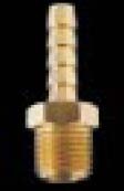 M13 - Barbed Insert Fitting - Male - Pipe Thread x Hose ID: 3/8 NPT x 3/8