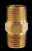 2M2M - Hex Nipple - Pipe Thread x Hose ID: 1/4 NPT x 1/4