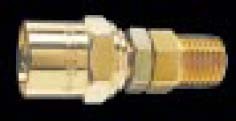 4D11MS - Reusable - Male Pipe Thread Fitting - Swivel (Free Swivel Under Pressure) - ID x OD: 3/8 in. x 3/4 in. - Size: 3/8 MPT