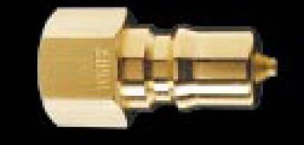 K3B - FHK Series - Two Way Shut-Off - Plug - Brass - Body Size: 3/8 in. - Thread Size: 3/8 FPT