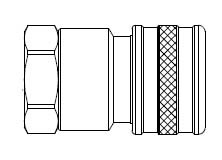 FIH Series - One Way Valved - Female Thread - Socket