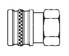 # 12FS - FST Series - Straight-Thru Type - Female Thread - Socket - Brass - 1/8 in.