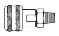 1/4 in. One Way Shut-Off - Male Thread - Automatic - Socket