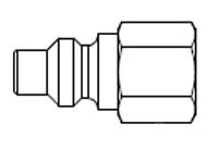 # O-11 - O60 Series 1/4 in. - Female Thread - Plug - 1/4 in.