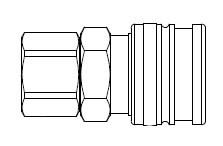 O60 Series 1/4 in. - Female Thread - Manual Socket