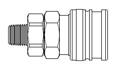 # O-2903 - O60 Series 1/4 in. - Male Thread - Manual Socket - 1/8 in.