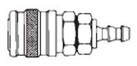 # SG1513 - 1/4 in. One Way Shut-Off - Push-On Hose Stem - Manual - Sleeve Guard - Socket - 1/4 in.