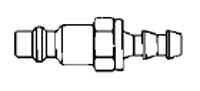 3/8 in. One Way Shut-Off - Push-On Hose Stem - Plug