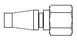 # SHD13 - SHD3 Series 1/4 in. - Female Thread - Plug - Aluminum - 1/8 in.