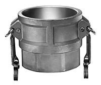 # SS-D075 - Female Coupler - Type D - Stainless Steel - 3/4 in.