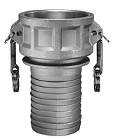 # AL-C050 - Shank Coupler - Type C - Aluminum - 1/2 in.