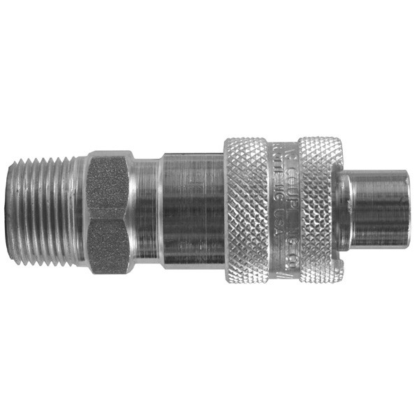 # DIXQM43 - Dix-Lock Quick Acting Couplings - Male Head x Male NPT End - Plated Steel - 3/4 in.