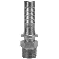# DIX3511 - Male NPT x Hose Shank 3500 Nipple - Zinc Plated Steel - Hose Size: 1/2 in. - NPT Size: 3/4 in.