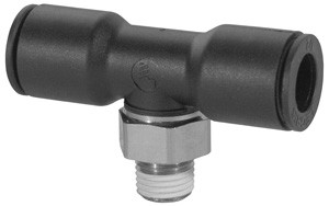 # DIX31086014 - Male Swivel Branch Tee (Tube to Male NPT) - Tube O.D.: 3/8 in. - Male NPT: 1/4 in.